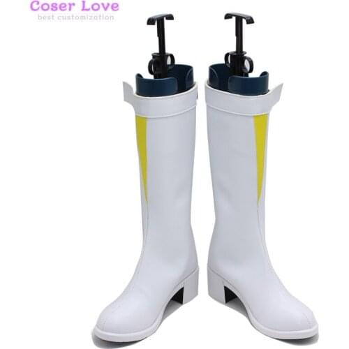 Tsukiuta The Animation Procellarum Procella Nagatsuki Yoru Cosplay Shoes Boots Halloween Carnival Christmas Shoes