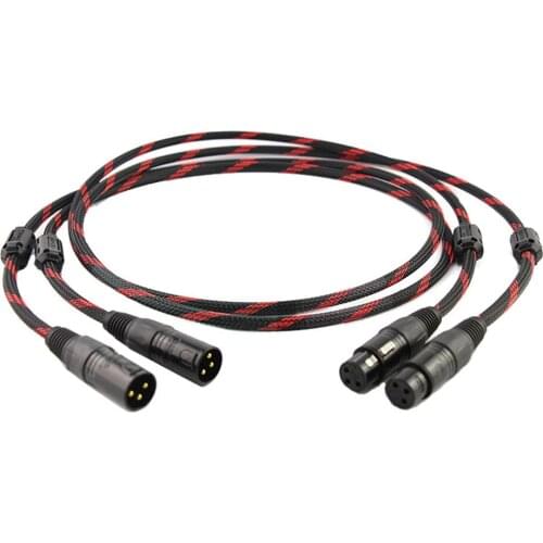 Pair Canare L-4e6s Occ Copper Xlr Balanced Audio Cable 3 Pin 2 Xlr Male To Female Audio Cable