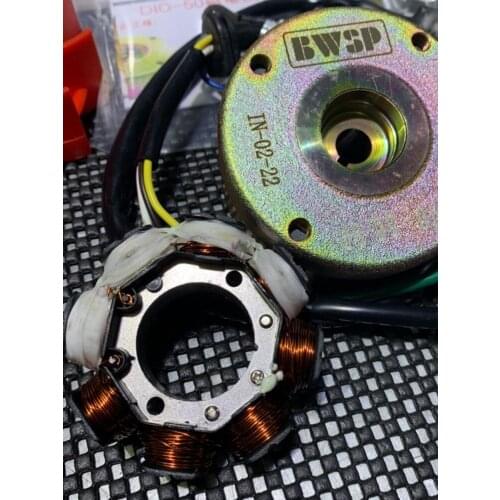 DIO50 AF18 AF28 Rotor Ignition Lightweight With 8 Coil Racing For Engine Power BWSP Generator Tuning Magneto Stator Dio 50