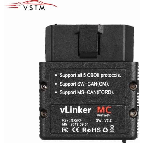 Vgate VLinker MC+ ELM327 V2.2 WIFI Forscan ELM 327 For Car OBD2 Bluetooth 4.0 Car diagnostic Scanner Tool For Android/IOS
