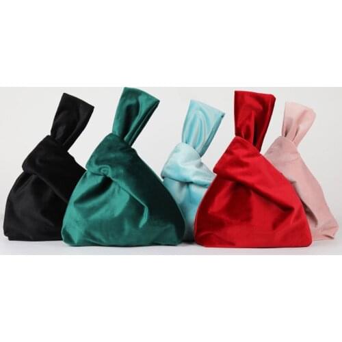 Women Handbag Totes Silk Velvet Handbag 2021 Hot Sale Luxury Bags Ladies Carrying Storage Tote Snacks Key Phone Shopping Bags