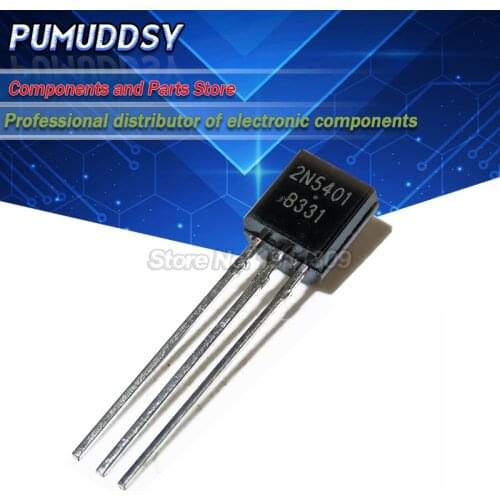 100PCS 2N5401 TO-92 TO92 0.3A 160V PNP Transistors new and IC