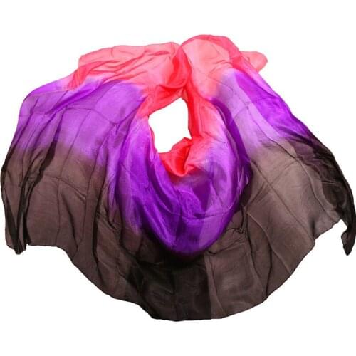 2016 design 100% real silk belly dance veil, cheap dance veils,tari perut kostum veil wholesale 250 270*114cm 3 colors