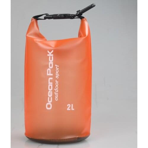 2L High quality PVC Waterproof Bag Dry Bag Outdoor Sport Swimming Rafting Kayaking Sailing swimming Storage Bag Portable Durable