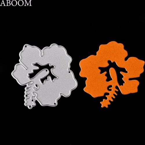 ABOOM 1PC Flower Metal Carbon Steel Die Cut Embossing Folder Scrapbooking Album Photo Decoration Paper Die Cut For DIY Card