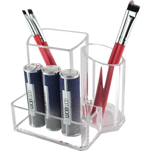 Acrylic multifunctional cosmetic storage box lipstick eyebrow pencil storage box cotton swab storage cosmetic storage
