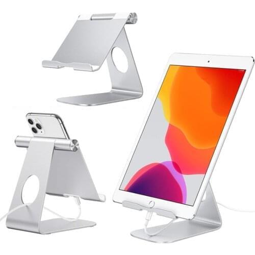 Aluminium Adjustable Tablet Stand Case Cover for IPad Pro 12.9 11 Inch 2020 10.2 7th Generation Air 2 3 Mini 4 5 Kindle Samsung