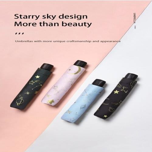 Fashion Sunshade Automatic Rain Umbrella Female and Male Sun Umbrella Sun Protection UV Protection Folding Sunshade Dual Use