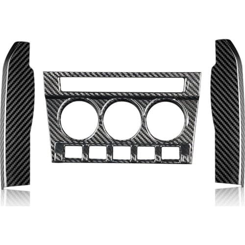 Carbon Fiber Car AC CD Control Switch Panel Console Frame Control Console Trim for Subaru BRZ Toyota 86