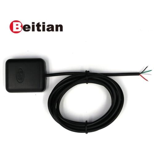 BEITIAN,TTL 4 Cable: Red VCC, Green RX, White TX, Black GND Double-sided tape GPS Receiver 9600bps 5.0V BS-72N