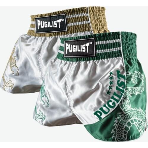 MMA Boxers PUGILIST qinglong fighting shorts fitness band training boxing suit slacks 30 32 34 36 boxing trunks