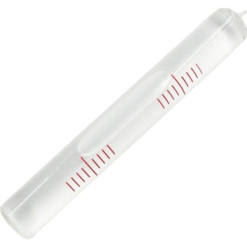 HACCURY Size 14*100mm Accuracy 4"/2mm Glass High Accuracy inclinometer Tubular Bubble Level Cylindrical spirit level vial