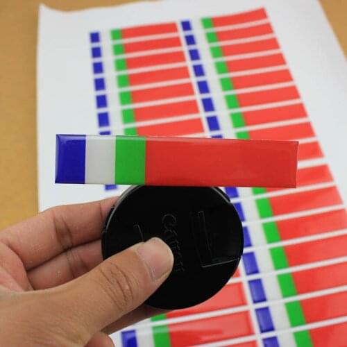 Polyurethane resin dome labels