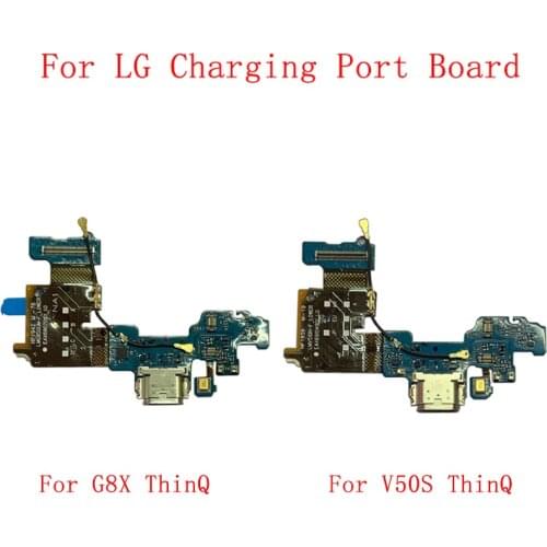 USB Charging Port Board Connector Flex Cable For LG G8X V50S ThinQ Replacement Parts