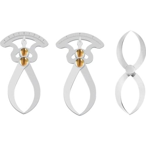 Feeler Gauge Stainless Steel Gap Thickness Wooden Tenon Gauge Internal External Diameter Conversion Ruler Measuring Instrument