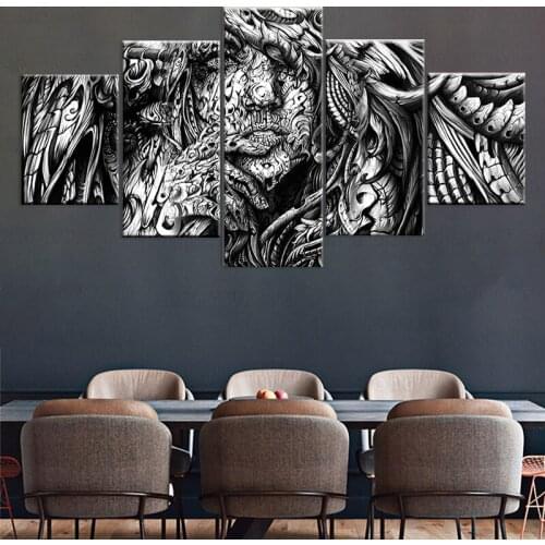 Canvas Painting Kids Collections framed 5 Pieces Wall Art Painting Modular Wallpapers Poster Print for living room Home Decor