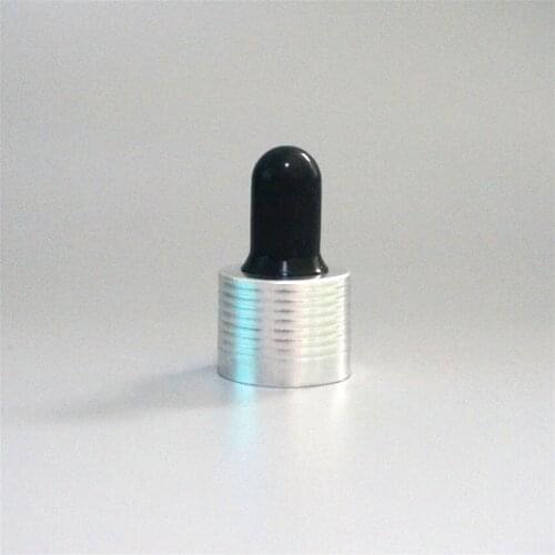 10/15/20/30/50/100ml Brown Essential Oil Bottle Black Rubber Head Dropper Cover Silver Thread Ring Cap Glass Cosmetic Container