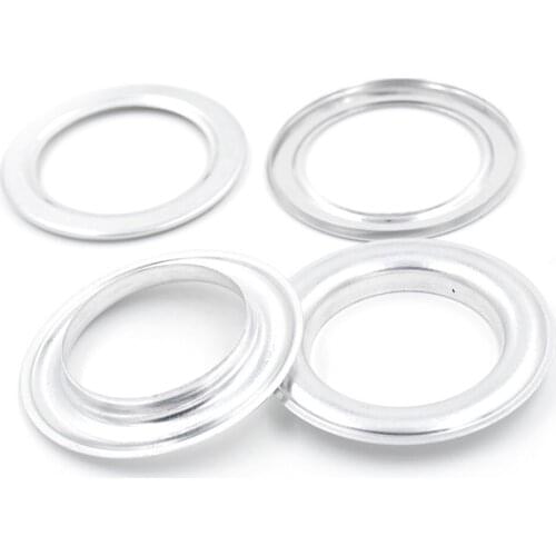 10sets/lot 40mm aluminum metal eyelets Rivets Metal Eyelets tool Buttons DIY Tablecloth hole Shower curtain hole Buttons