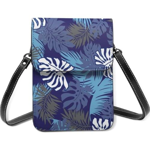 Fashion Woman Shoulder Bag Repetition Of Hibiscus Ladies Small Bag Wild Simple Female Daily Messenger Bag