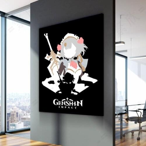 Noelle maid Knights genshin impact Game poster home decor hd painting wall painting bedroom anime Study Bedroom Bar Cafe Wall