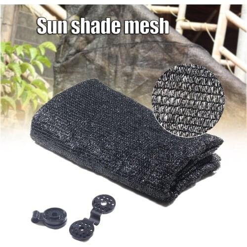 Newly 40% Sunblock Shade Cloth Cover Black Sun Mesh UV Resistant Lightweight Breathable Net for Garden Flower Plant