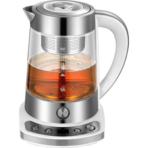 Electric kettle The glass steam boiled teapot black tea pot steamed kettles