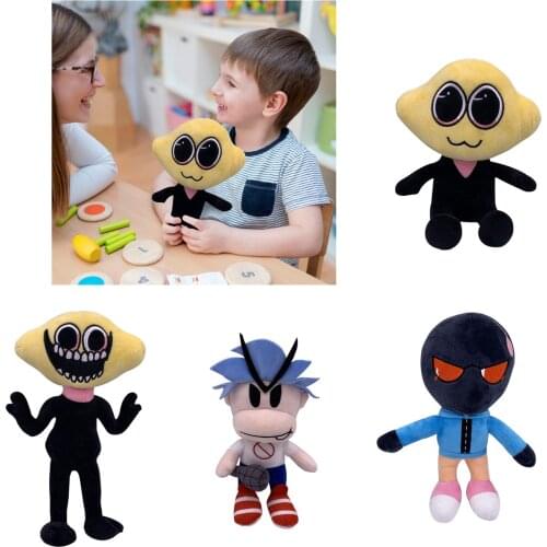 Plushie Pillow Friday Night Funkin Plush Toy Cartoon Game Doll Microphone Boyfriend/Monster/Lemon Demon Soft Stuffed Toys Gifts