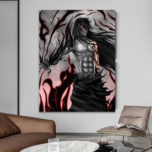 Posters Cool Japanese Anime Bedroom Canvas Pictures for Teens Manga Wall Art Home Room Decor Canvas Painting