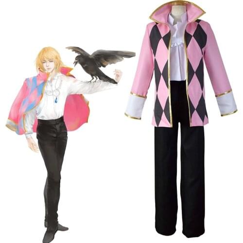 Anime Howls Moving Castle Sophie Hatter Cosplay Costumes Howl Uniform Suits Role Play Costume Women Men Halloween Carnival