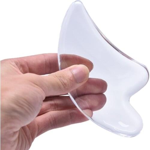 Crystal Scraping Board Face Lifting Tool Gua Sha Thin Face Beauty Massage Wrinkle Removal Guasha Hand Tool Facial Massager