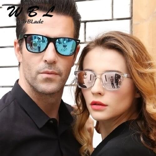 WarBLade Fashion Sunglasses Men Polarized Sunglasses Mens Driving Mirrors Coating Points Black Frame Eyewear Sun Glasses Male