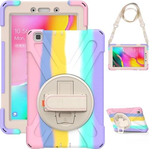 Heavy Duty Case for Samsung Galaxy Tab A 8 2019 T290/T295 A7 10.4 T500/T505/T507/T505N Soft Armor Shockproof Holder Tablet Case