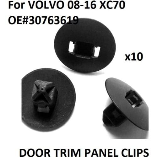 X10pcs For VOLVO OEM 08-16 XC70 Front Bumper Grille-Deflector Panel Clip 30763619 New