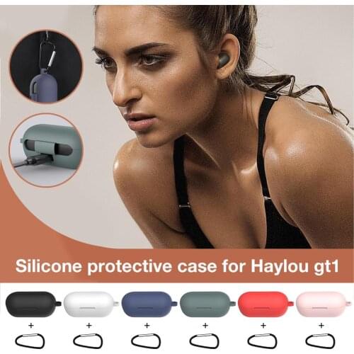 Silicone Headset Protection Case Portable Protective Box for Haylou GT1