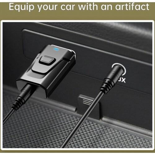 3.5mm AUX Car Bluetooth 5.0 Adapter USB Wireless Bluetooth Transmitter Receiver Music Audio For Car Hands-free Adaptador