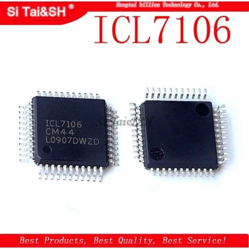 5pcs/lot ICL7106 ICL7106CM44 QFP44