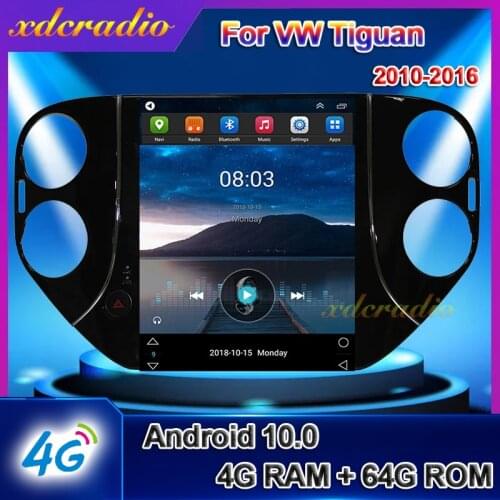Xdcradio 10.4" Android 9.0 For VW Volkswagen Tiguan Car Radio Automotivo Car DVD Multimedia Player GPS Navigation 2010-2016