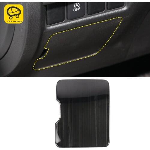 CarManGo Car Accessory Driver Seat Storage Glove Box Handle Trim Sticker Cover Decoration for Mitsubishi Eclipse Cross 2018-2020