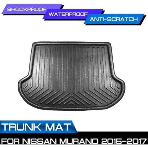 Car Carpet Rear Trunk Anti-mud Cover Floor Mat For Nissan Murano 2015 2016 2017
