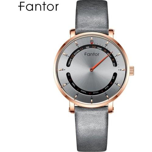 Fantor Top Brand Luxury Women Designer Fashion Leather Casual Women Wrist Watches Elegant Ladies