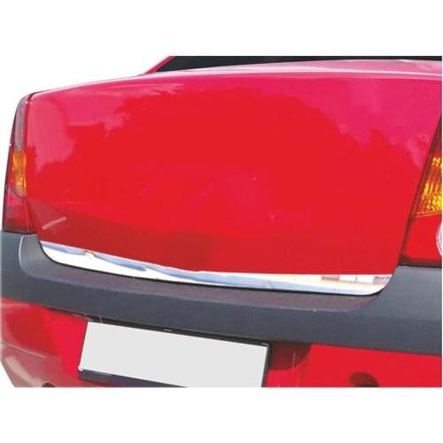 Dacia Logan İçin 2005-2013 Model Bagaj Alt Çıta Paslanmaz Çelik (GENİŞ)