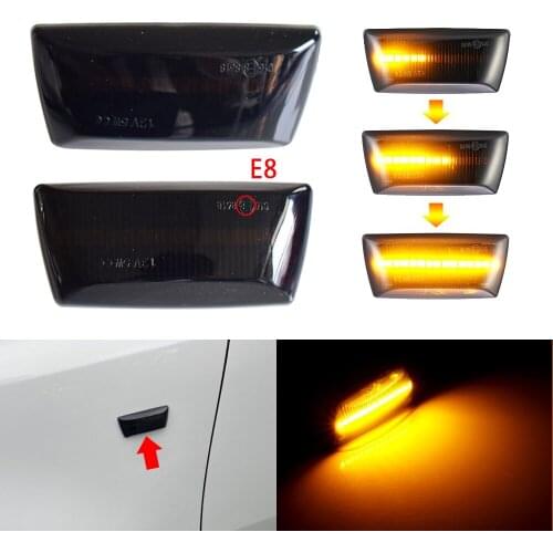 For Opel Insignia Astra H Zafira B Corsa D Meriva Chevrolet Cruze LED Dynamic Turn Signal Side Marker Light Sequential Blinker