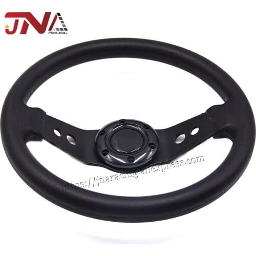 Deep Corn Dish Sport Drifting Steering Wheels Racing PU Leather Steering Wheel