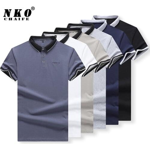 CHAIFENKO Summer Cotton Casual Polo Shirt Men Fashion New Embroidery Short Sleeve Polo Shirt Mens High Quality Brand Polo Shirt