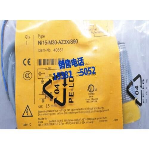 Ni15-M30-AZ3X / S90 high temperature resistant proximity switch sensor spot