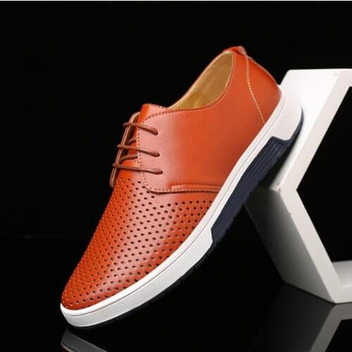 2021 New Men Dress Shoes Leather Flats Fashion Groom Wedding Shoes Man Luxury Italian Style Male Dress Oxfords Big Size 47