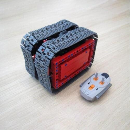 NEW 373Pcs MOC Compact Tracked Cube (RC) Building Blocks Bricks Model DIY Toys gifts Compatible with logos 24375