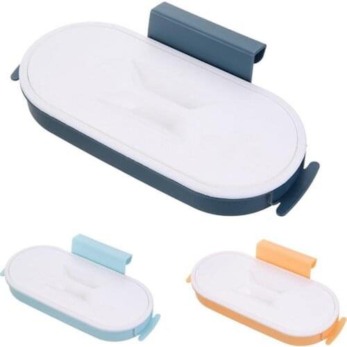 Plastic Door-back Garbage Trash Bag Bracket Rack Hanging Holder Kitchen Shelf Hanging Garbage Bag Holder Kitchen Cupboard Stand