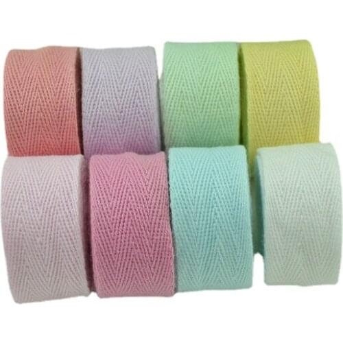 High Quality Candy Color Fashion Simple Practical Woven Belt By The Yard For Clothing Bag Accessories Material