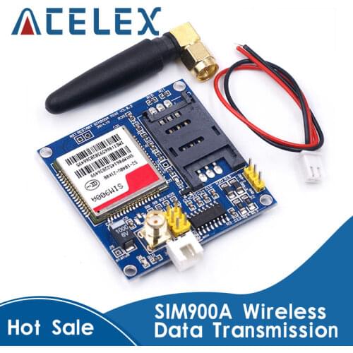 SIM900A SIM900 MINI V4.0 Wireless Data Transmission Module GSM GPRS Board Kit w/Antenna C83
